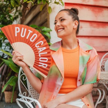 Abanico "Puto Calor" | SONRISAS Decora