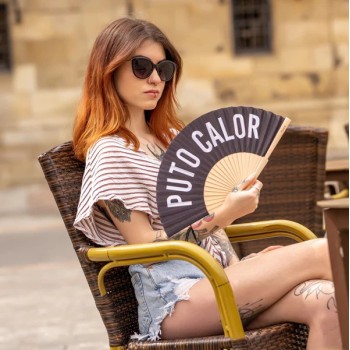 Abanico "Puto Calor" | SONRISAS Decora