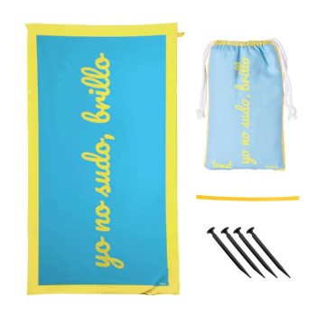 Toalla Playa "Yo no sudo, Brillo"