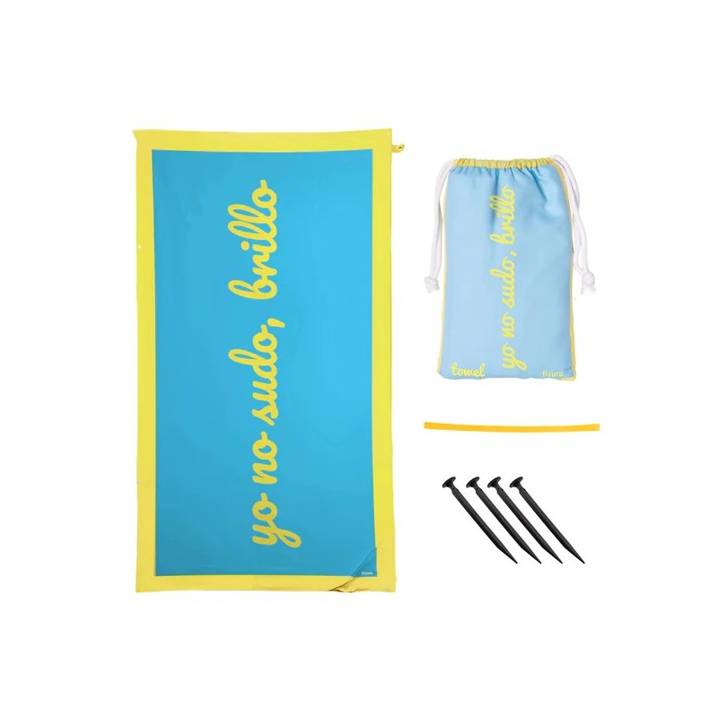 Toalla Playa "Yo no sudo, Brillo"