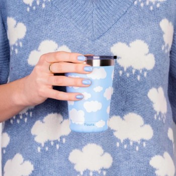 Vaso Termo "Nubes" | SONRISAS Decora