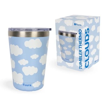 Vaso Termo "Nubes" | SONRISAS Decora