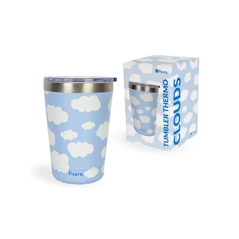 Vaso Termo "Nubes" | SONRISAS Decora