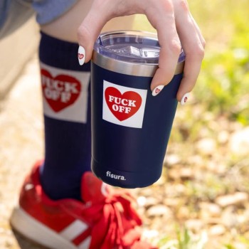 Vaso termo “Fuck off"