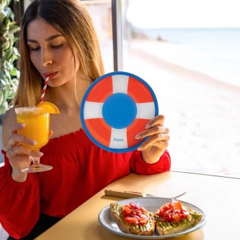 Abanico Plegable "Flotador"