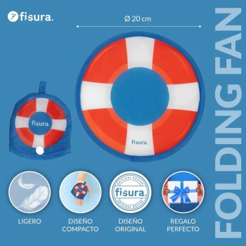 Abanico Plegable "Flotador"